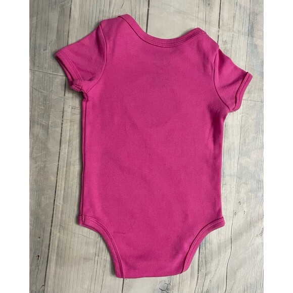 Pink Buc-ee’s Beaver Baby Girl Onesie Bodysuit Clothes Outfit, Size 6 months - Picture 3 of 4
